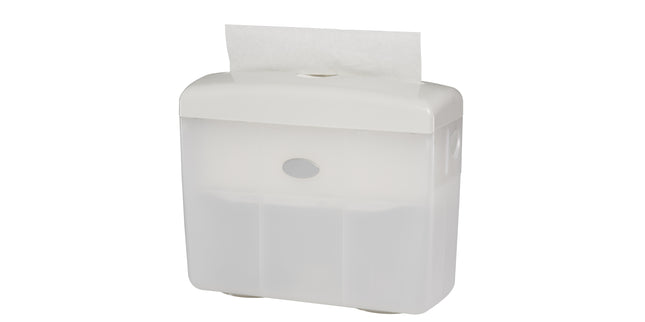 Table Top Hand Towel Dispenser - White