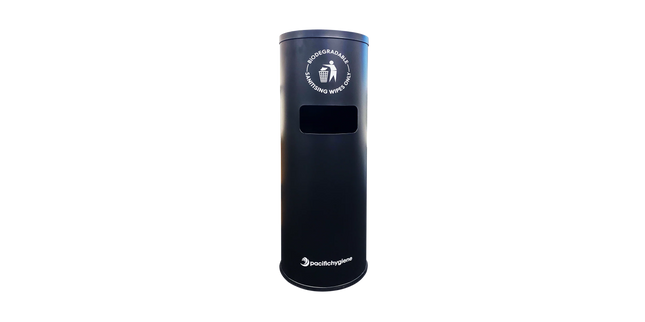 HygieneNix Gym Wipe Dispenser, Black