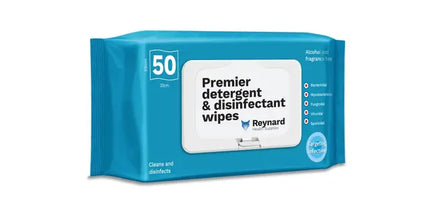 Reynards Premier Detergent and Disinfectant Wipes