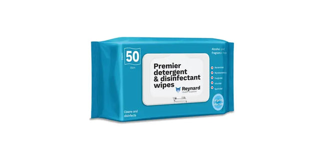 Reynards Premier Detergent and Disinfectant Wipes