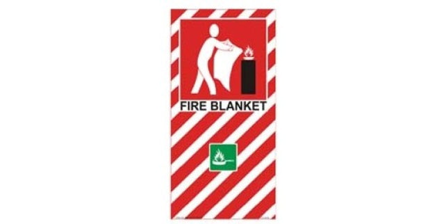 Fire Blanket Sign 210mm x 410mm Each