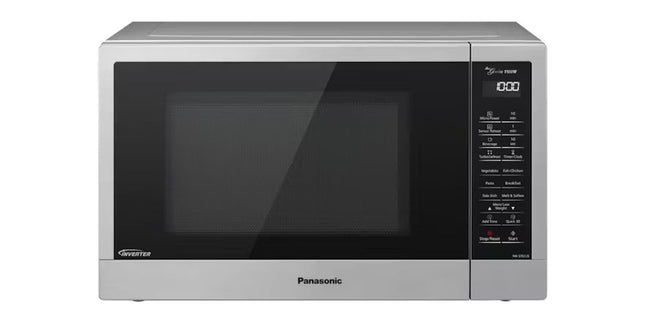 Panasonic 32l 1100w Stainless Steel Inverter Microwave With Genius Sensor