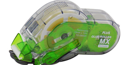 Plus Glue Tape Roller Refillable Non-Permanent 15mm x 12m
