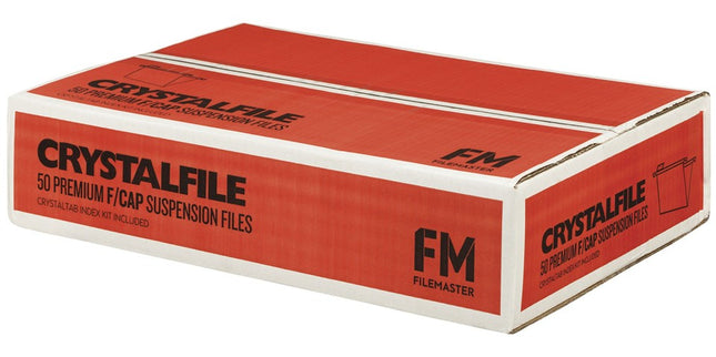 Compare FM Crystalfile Suspension Files Foolscap Green Box 50