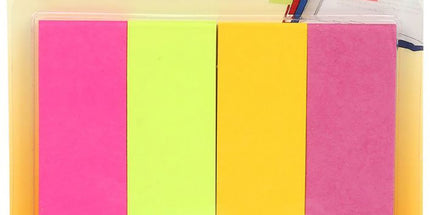 Post-it Page Markers 671-4AU 22 x 73mm Assorted Colours Pack 4