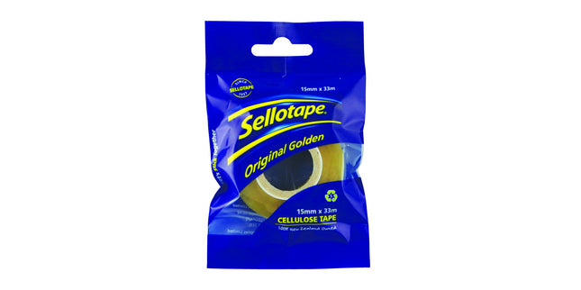 Sellotape 3270 Cellulose Tape 15mm x 33m Clear Roll