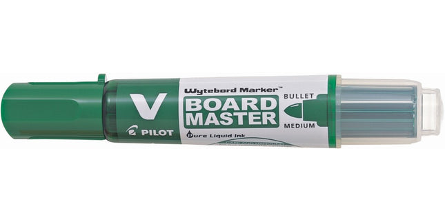 Pilot BeGreen V Board Master Whiteboard Marker Bullet Tip Green