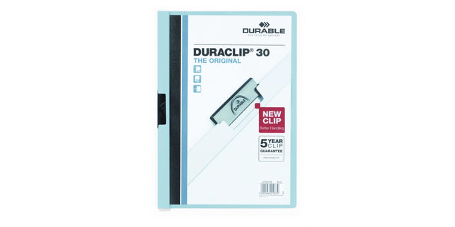 Durable Duraclip Report Cover Slide Clip A4 Red