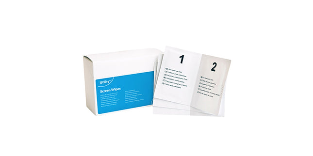 Utility Cleaning Wipes Wet and Dry Pack 20