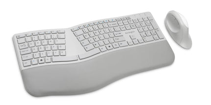 Kensington Pro Fit Ergo Keyboard Mouse Combo Wireless Grey
