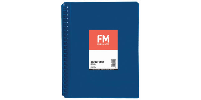 FM Display Book Refillable Insert Cover 20 Pocket A4