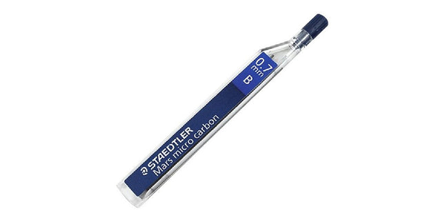 Staedtler Mars Mechanical Pencil Lead Refills B 0.7mm Tube 12