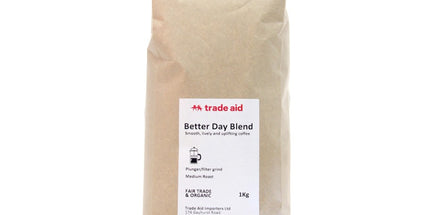 Trade Aid Ground Coffee Better Day Blend Medium Roast 1kg