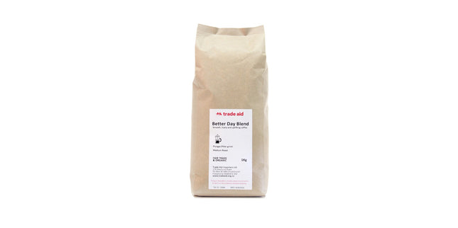 Trade Aid Ground Coffee Better Day Blend Medium Roast 1kg