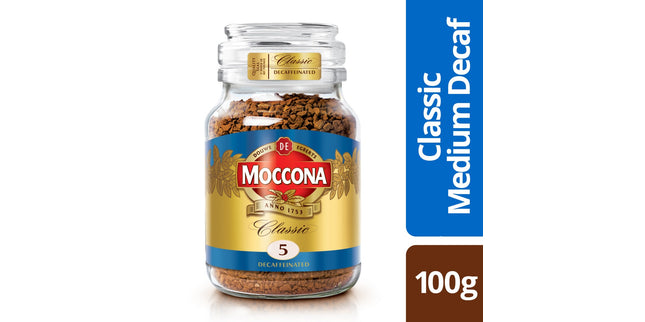 Moccona Classic Instant Coffee Decaf Jar 100g