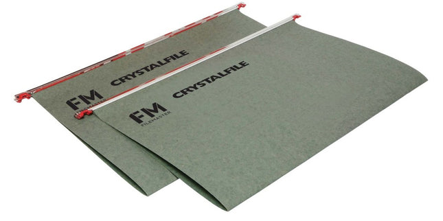 FM Crystalfile Suspension Files A4 Green Box 50