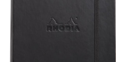 Rhodia Web Notebook Ruled A5 192 Pages Black