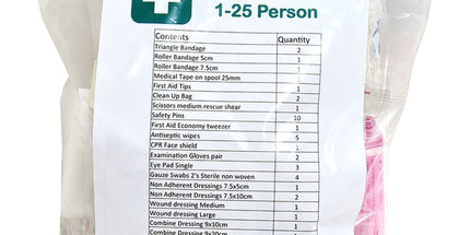 DTS Medical First Aid Kit Refill 1-25 Persons