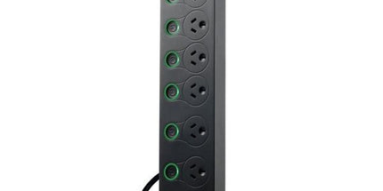 Jackson 6-way Raptor Powerboard With Surge & Overload Protection