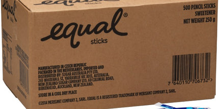 Equal Sweetener Sticks Single Serve Carton 500