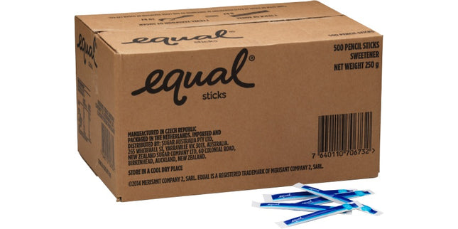 Equal Sweetener Sticks Single Serve Carton 500
