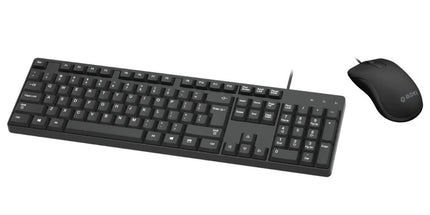 Moki Wired USB Keyboard & Mouse Combo for Effortless Typing and Navigation