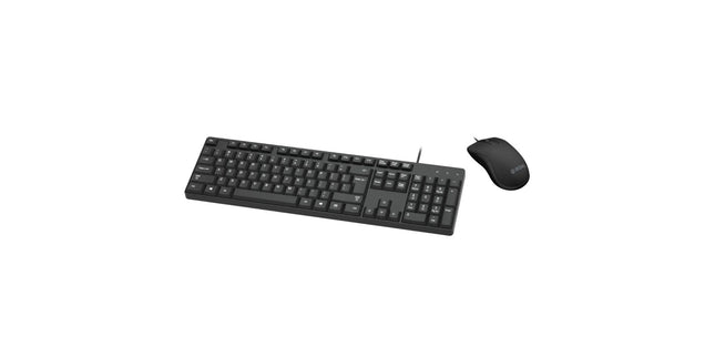 Moki Wired USB Keyboard & Mouse Combo for Effortless Typing and Navigation