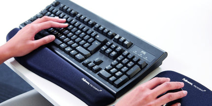 Fellowes PlushTouch Mouse Pad Wrist Rest - various colours