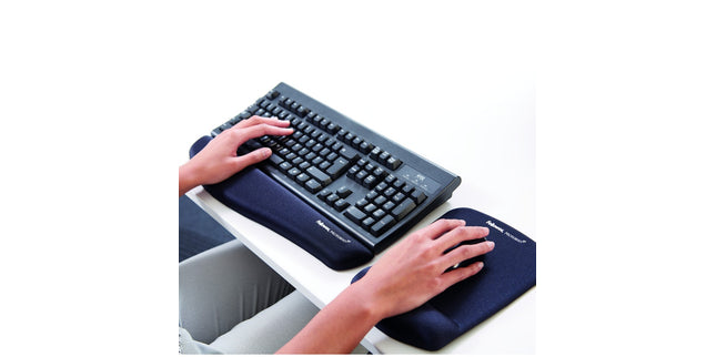 Fellowes PlushTouch Mouse Pad Wrist Rest - various colours