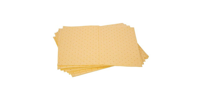 Hazchem Absorbent Pad 300gsm 430 x 480mm Yellow Each