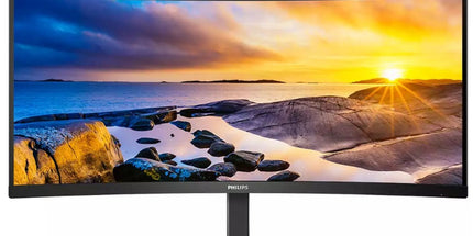 Philips 34e1c5600he 34in Wqhd Ultrawide Curved Monitor With Webcam