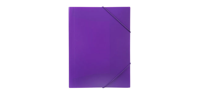 Marbig Document Wallet Polypropylene Elastic Closure A4