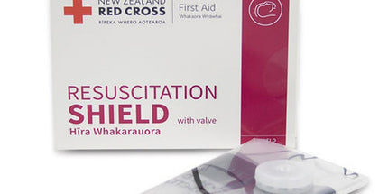 Red Cross Resuscitation Face Shield Valved