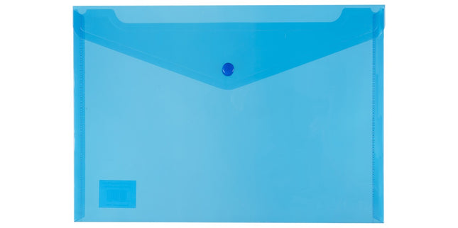Icon Document Wallet Polypropylene Button Closure A4