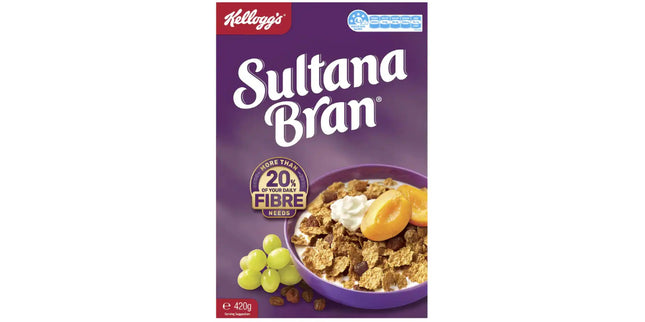 Kelloggs Sultana Bran Breakfast Cereal 420g