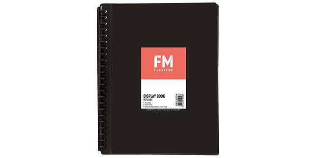FM Display Book Refillable Insert Cover 20 Pocket A4