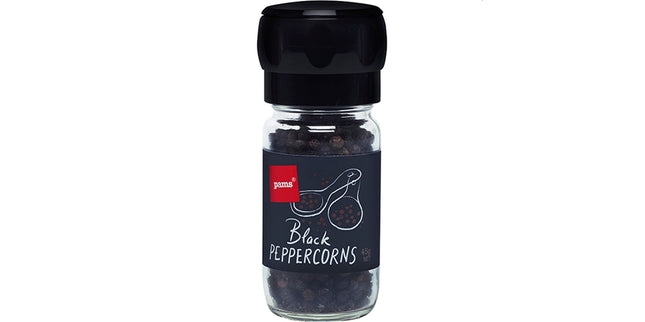 Pams Whole Black Peppercorns 45g