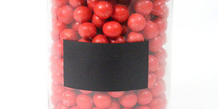Seymours Container Glass Container Glass Stainless Steel Lid With Blackboard Label Medium