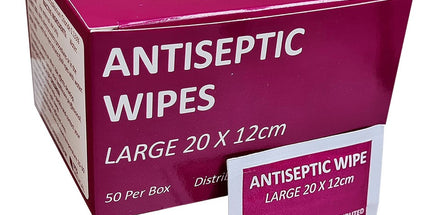 Dts Medical Antiseptic Wipes Large Box 50