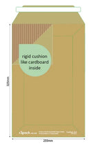 R3pack Rigid Cushioned Paper Courier Bag A4 250x325mm Pack 100