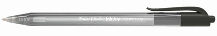 Paper Mate Inkjoy 100RT Ballpoint Pen Retractable Medium 1.0mm Black Box 12