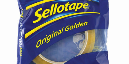 Sellotape 1105 Cellulose Tape 12mm x 66m Clear Roll