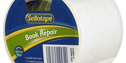 Sellotape Book Repair Tape 72mm x 25m Roll