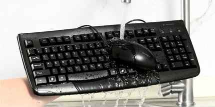 Kensingtonpro Fit Washable Keyboard And Mouse Desktop Set