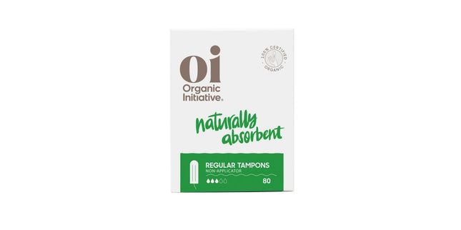 Oi Certified Organic Tampons Regular Bulk Pack 80s