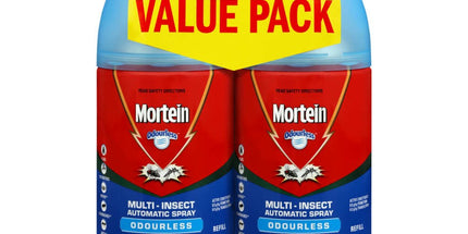 Mortein Multi Insect Spray Refills Odourless Pack 2