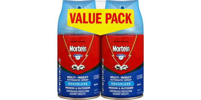 Mortein Multi Insect Spray Refills Odourless Pack 2