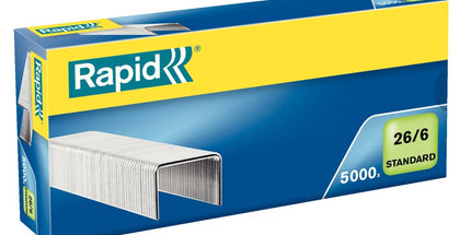 Rapid Staples No. 26/6 29 Sheet Box 5000