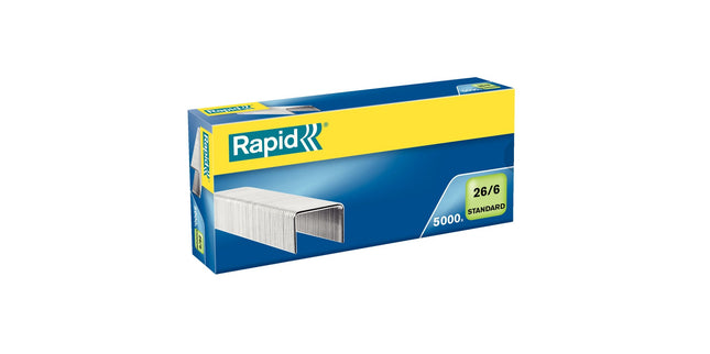 Rapid Staples No. 26/6 29 Sheet Box 5000