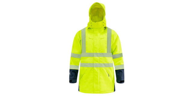 Bison Extreme Rainwear Jacket Day/night Yellow/navy